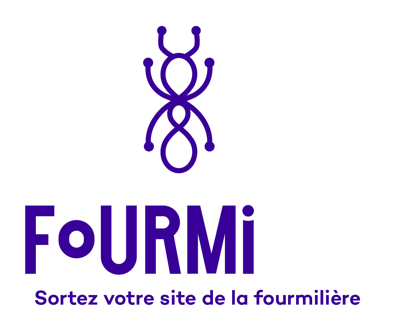 LOGO FOURMISEO SEO blanc